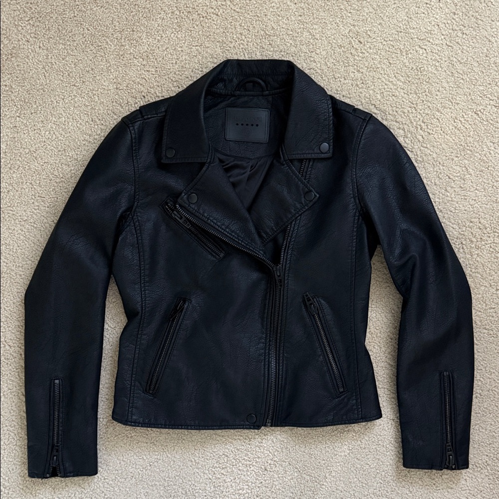 Blank NYC Classic Black faux Leather Jacket